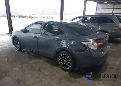 2015 Toyota Corolla S Plus z USA, uszkodzony, nr VIN 2T1BURHE9FC453016